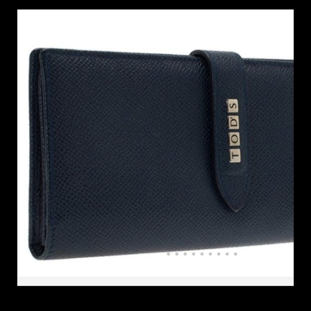 TOD'S Purple Continental Flap Wallet - Picture 12 of 14